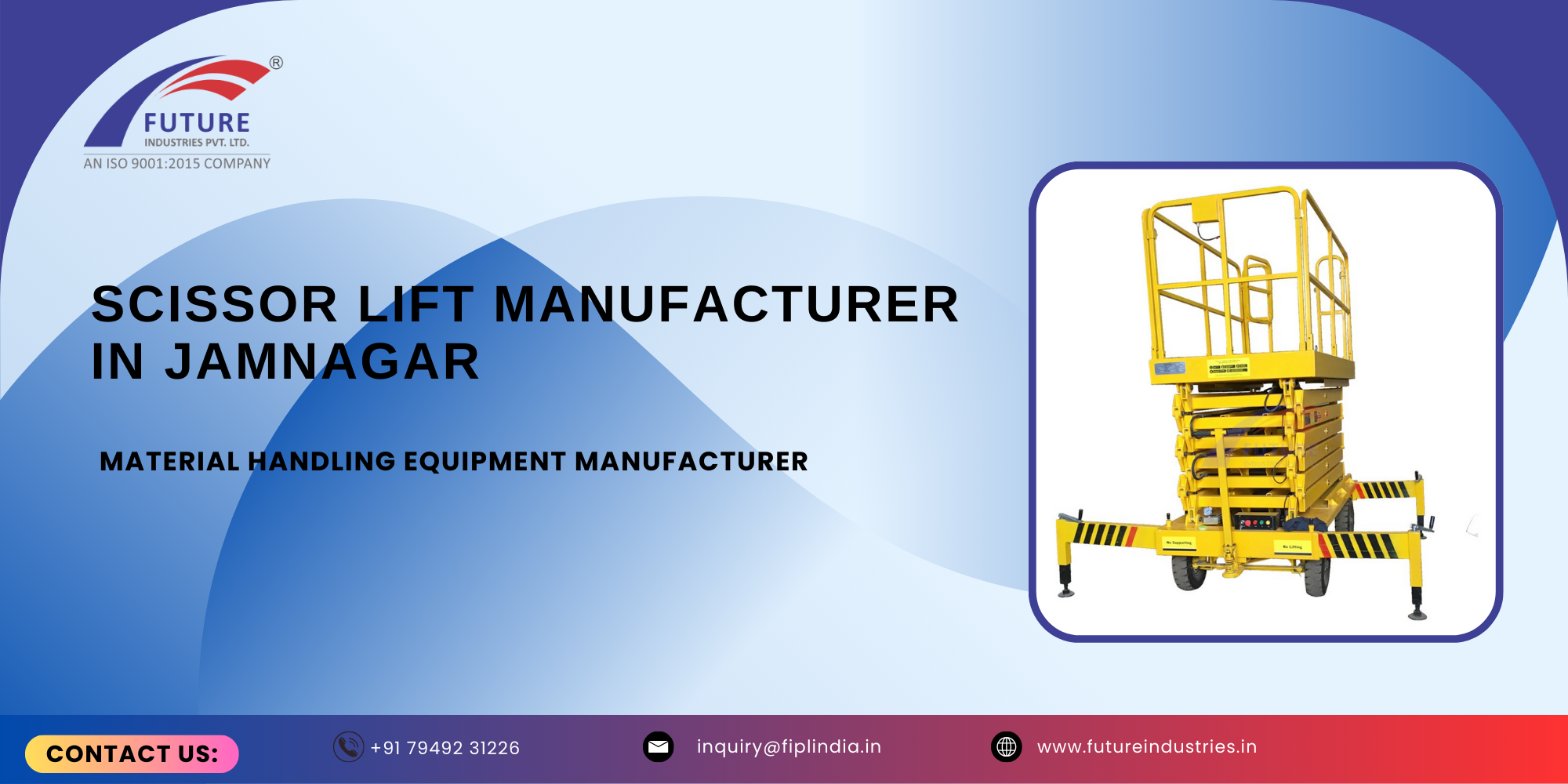 Scissor Lift Manufacturer in Jamnagar